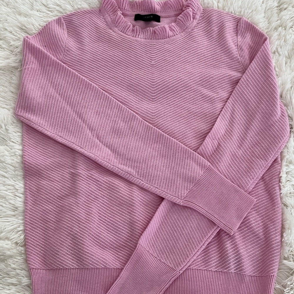 J. Crew Ruffle Neck Sweater XXS